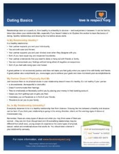Dating Basics