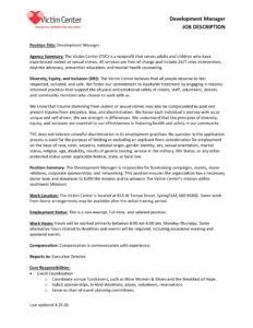 Development Manager